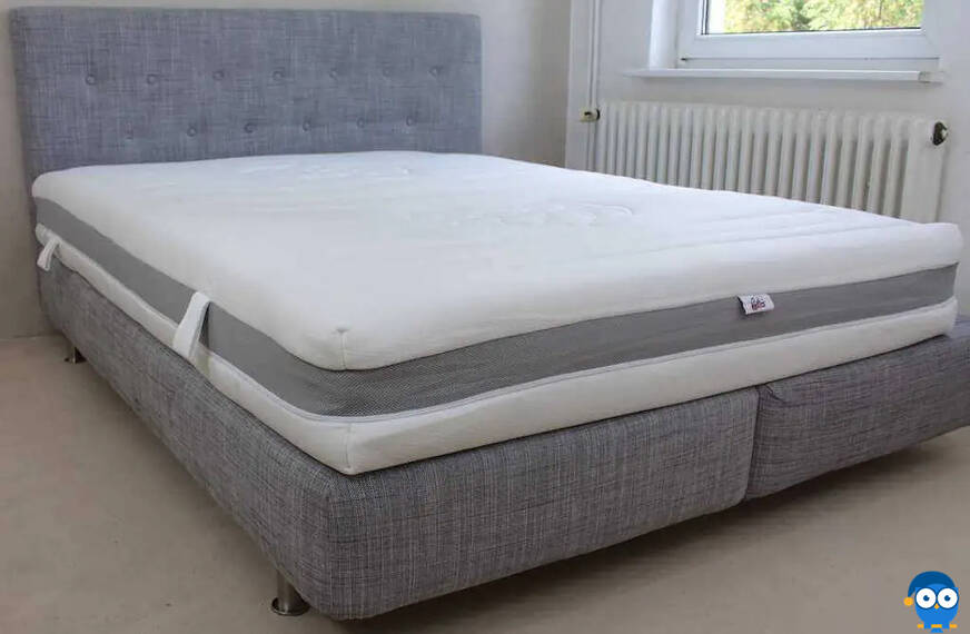 Ribeco 1000 TFK Matratze auf dem Bett